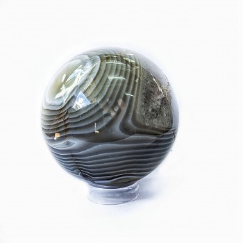 Esfera de ágata/amatista aprox. 8.5 cm