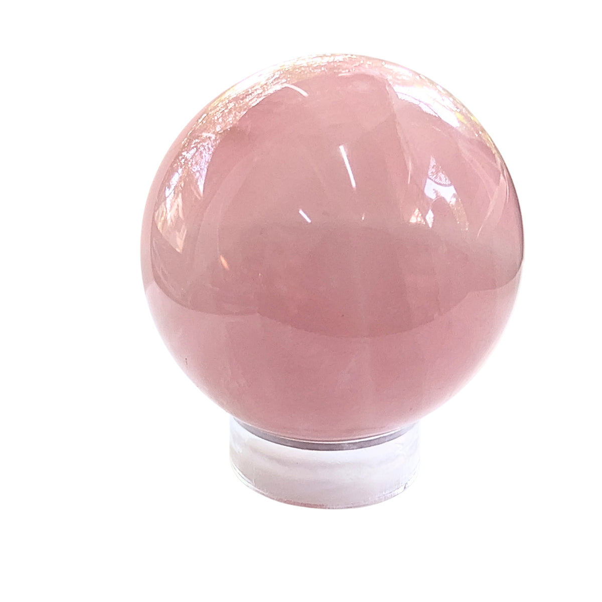 Esfera de Cuarzo rosado aprox. 5.5 cm