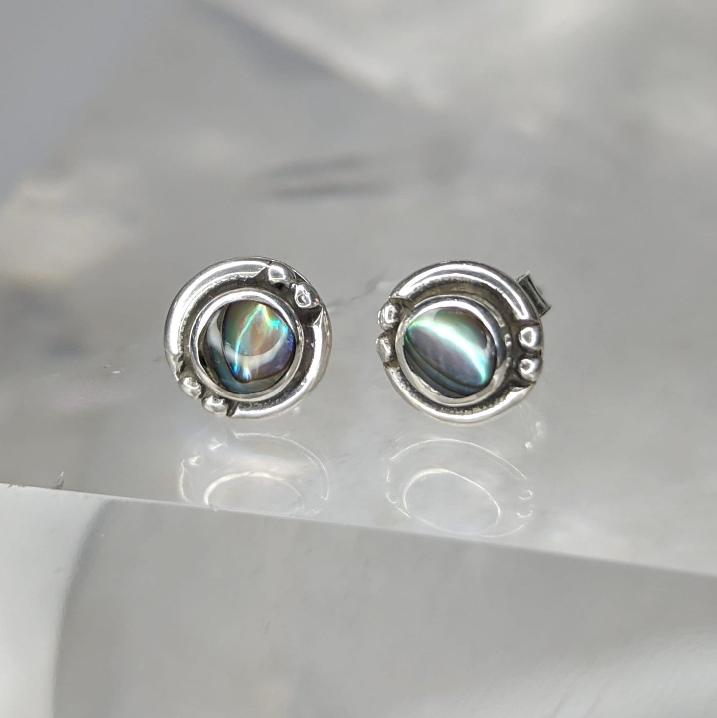 Aretes Concha Paua