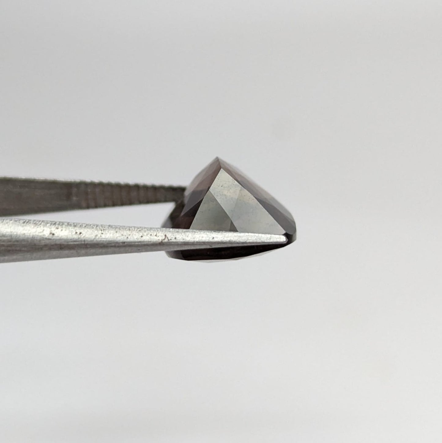 Cuarzo Ahumado Facetado Rectangular 11 x 9 mm