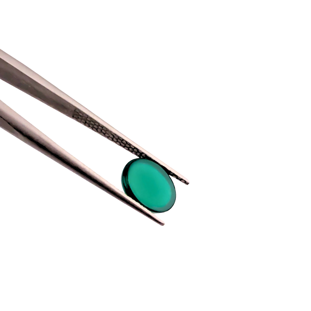 Ónix Verde Cabuchón Ovalado 12 x 10 mm