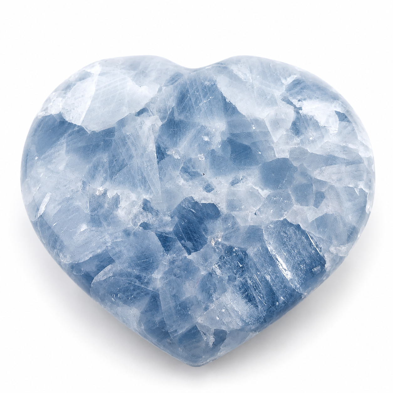Corazón de Calcita Azul ~7 cm