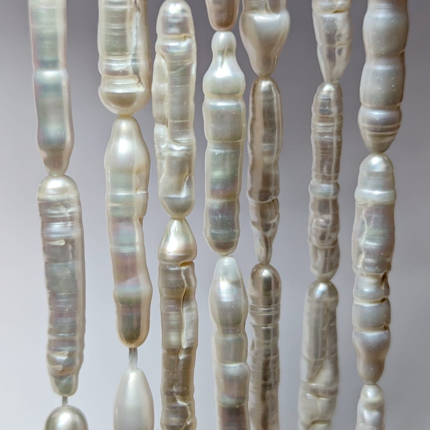 Tira de Perlas Biwa 39 cm