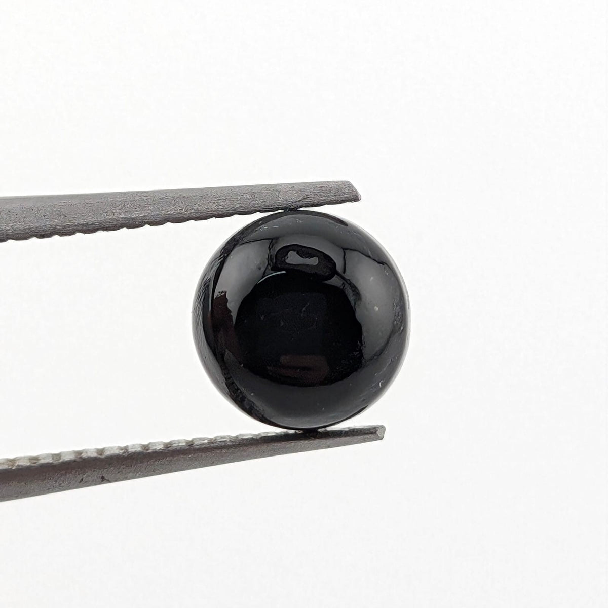 Ónix Negro Cabuchon Redondo 6 mm