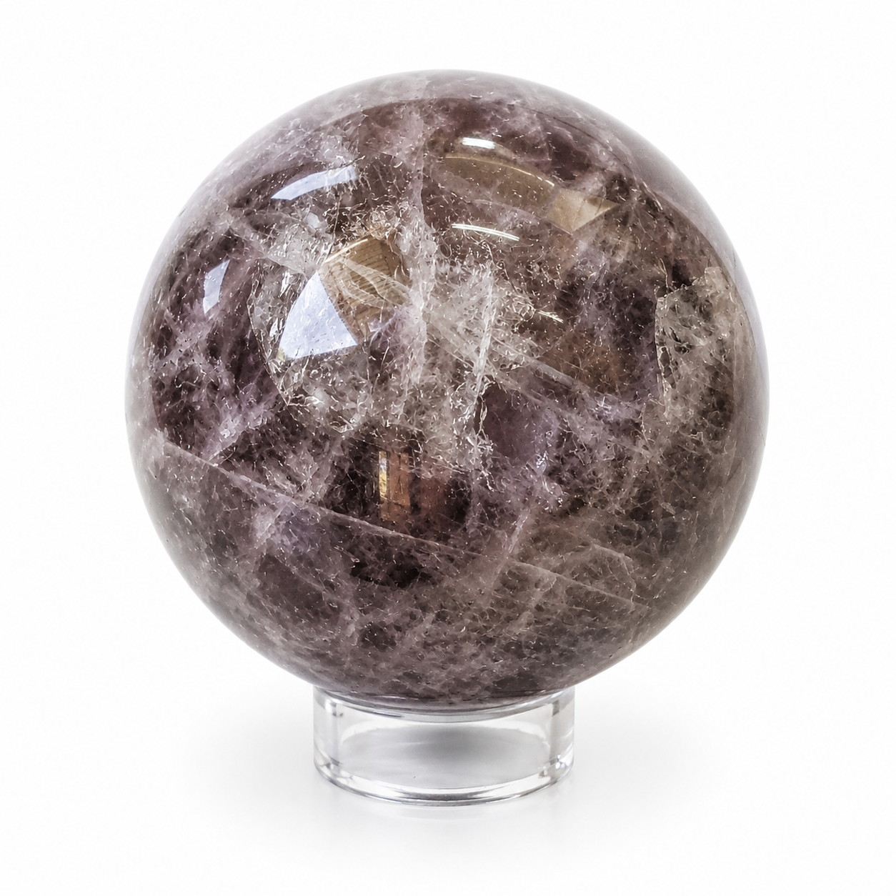 Esfera De Cuarzo Rosa 11.5 cm