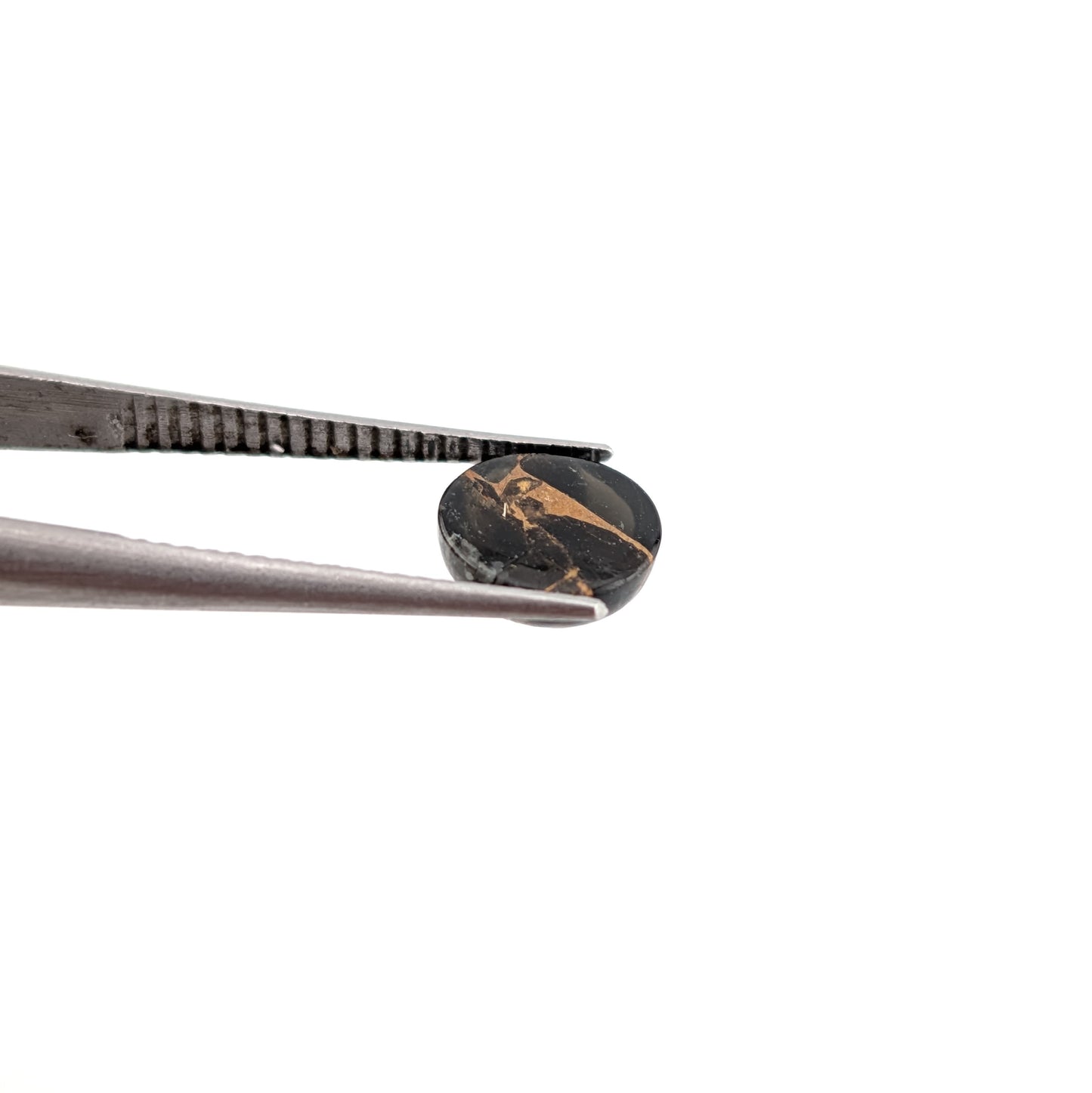 Obsidiana con cobre Cabuchon Redondo 6 mm