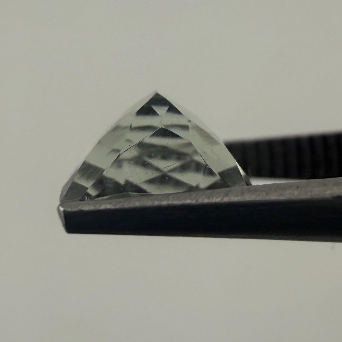 Prasiolita Rectangular Facetado 9 x 7 mm
