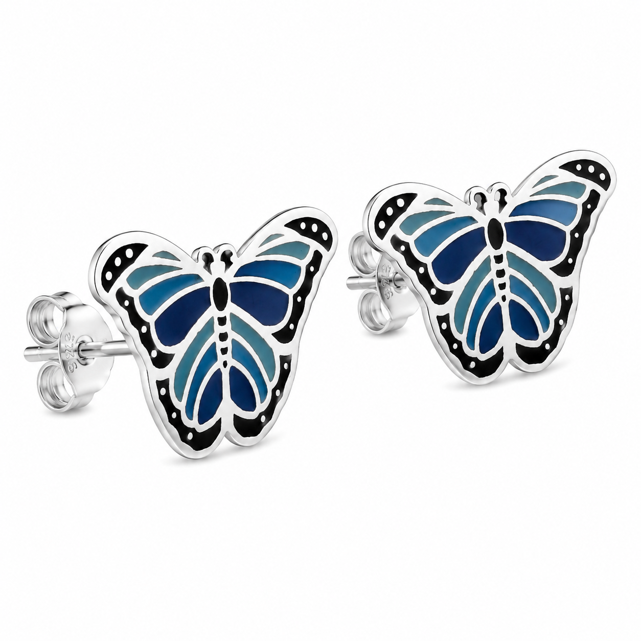 Aretes Morpho Plata