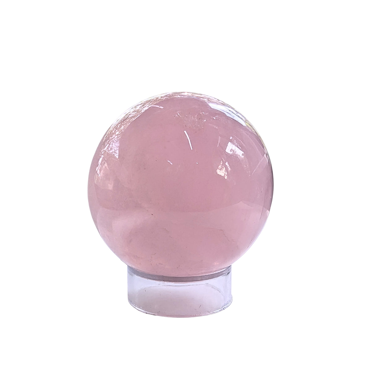 Esfera de Cuarzo rosado aprox. 5.3 cm