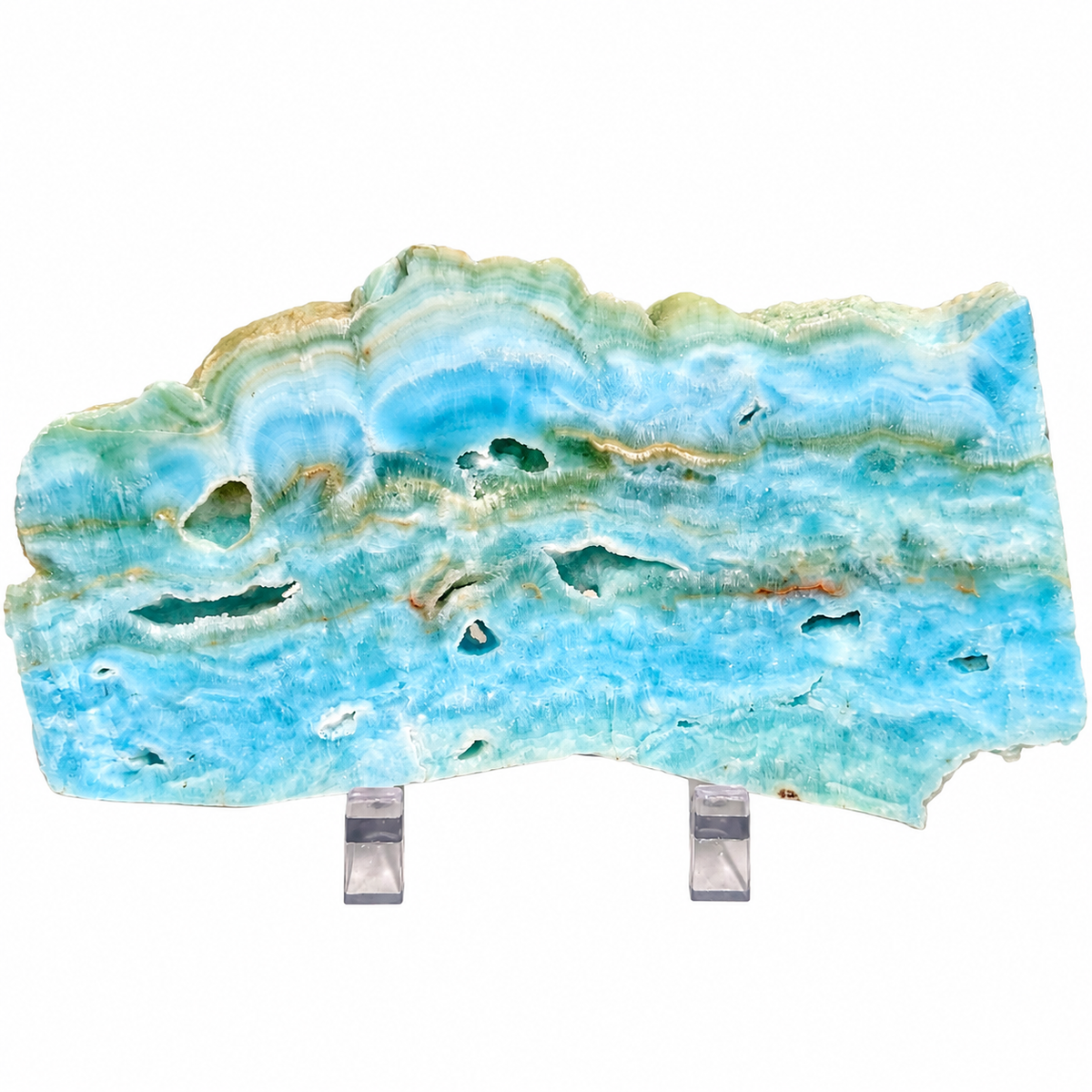 Laja de Aragonita Pulida de 15 x 7 x 1 cm