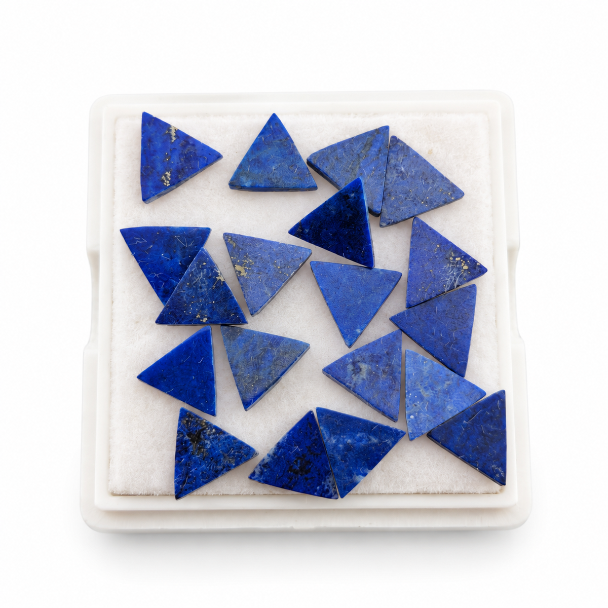 Lapislazuli Cabuchón Triángulo 7 mm