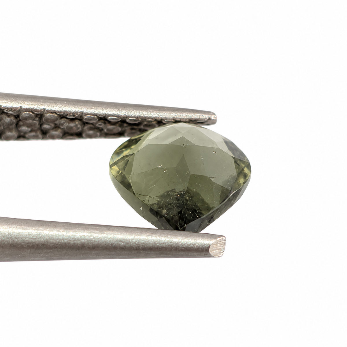 Moldavita Facetada Pera 9 x 5 mm