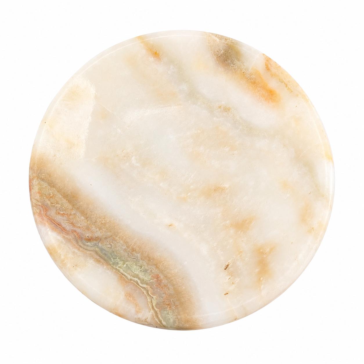 Plato de Ónix de Marruecos redondo 10 cm