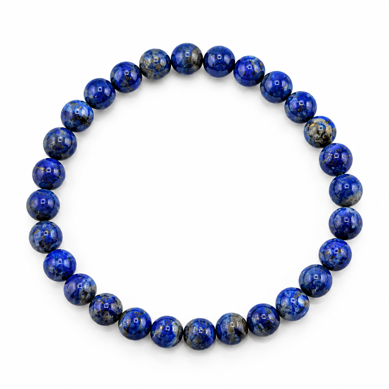 Pulsera Elástica de Lapislazuli