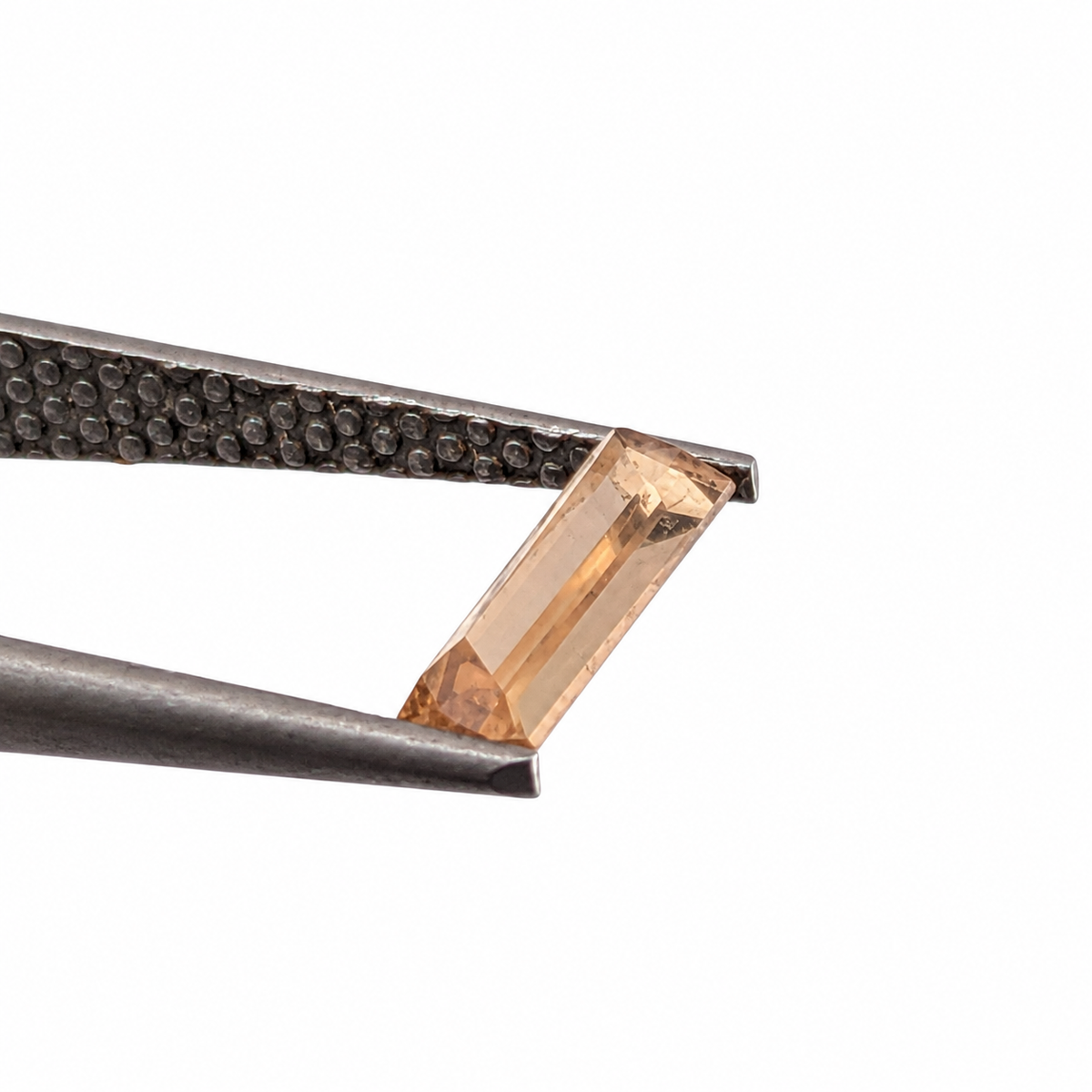 Topacio Imperial/Champagne Facetado Corte Baguette 9 x 3 mm