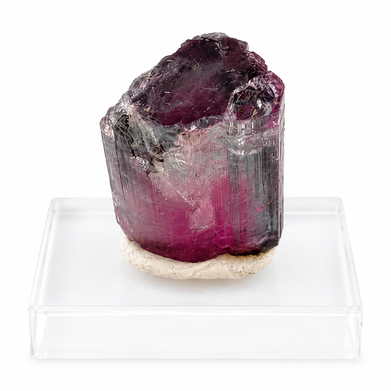 Turmalina en bruto ~17 x 13 mm