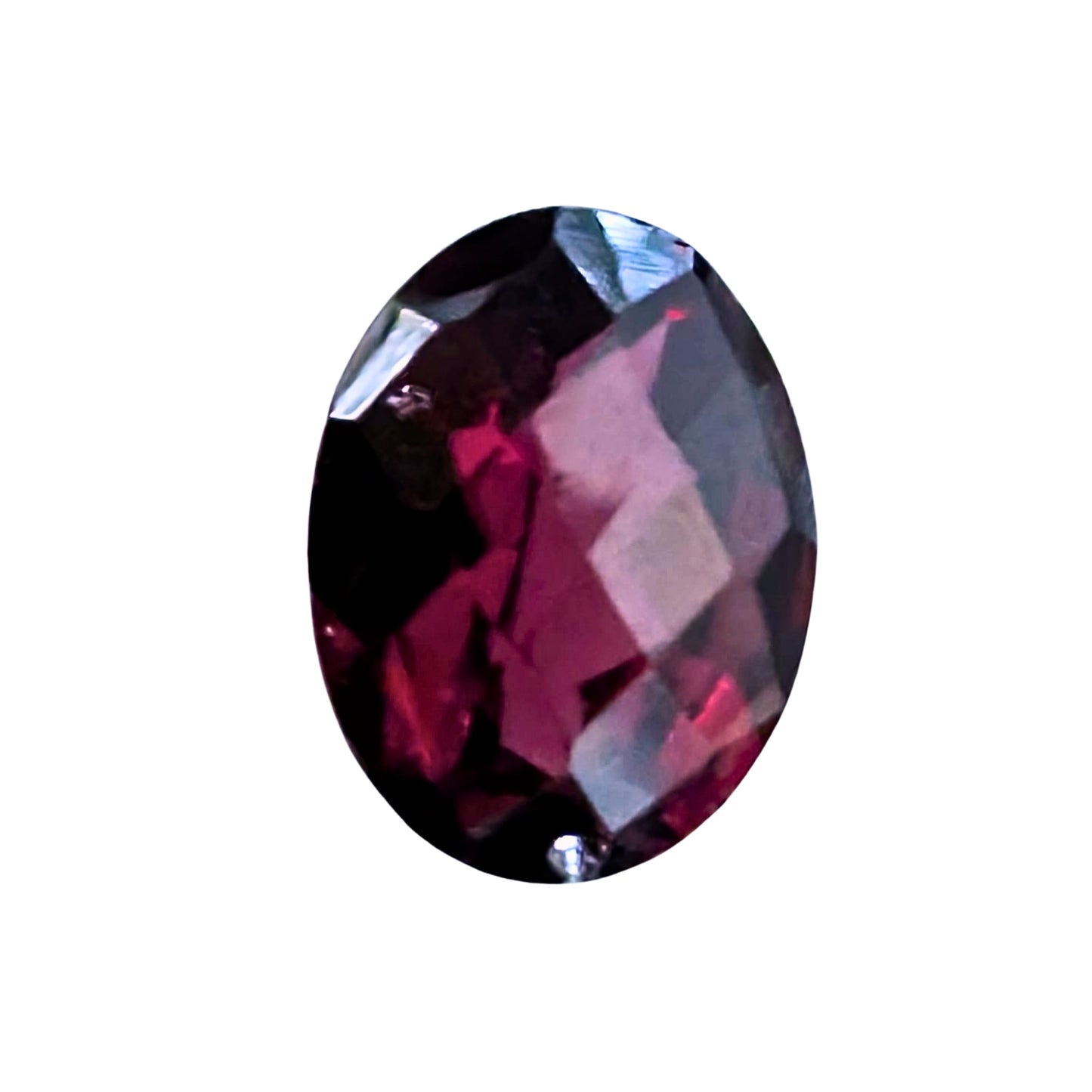 Granate Rojo Facetado Ovalado 6x8 mm