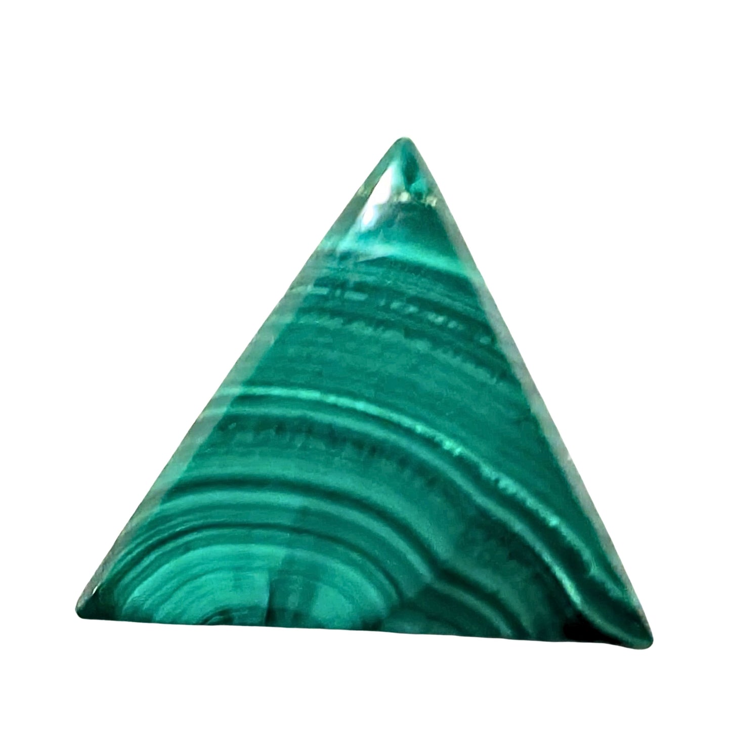 Malaquita Cabuchón Triangular 22 mm