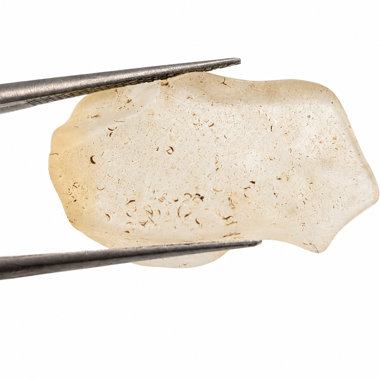 Vidrio de Libia Natural Forma Libre 30 x 15 mm