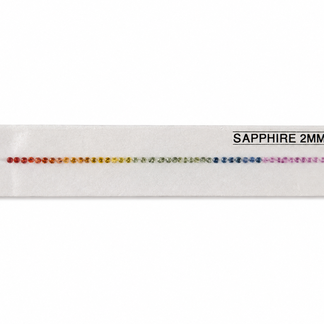 Zafiro Rainbow Facetado Redondo Lote 2 mm