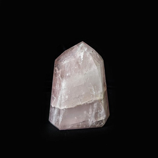 Prisma De Cuarzo Rosa 10 Cm