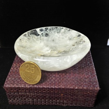 Bowl de Cuarzo Blanco 9 cm