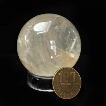 Esfera de Cuarzo Blanco 6 cm