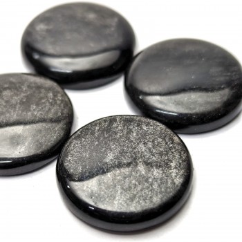 Obsidiana Plateada 20 mm