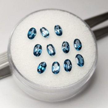Topacio Azul London 5x3 mm