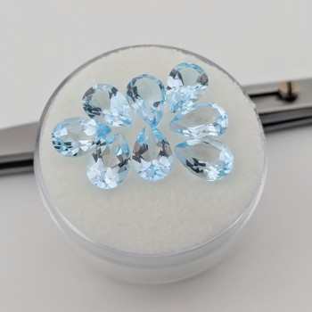 Topacio Sky Blue 9x6 mm