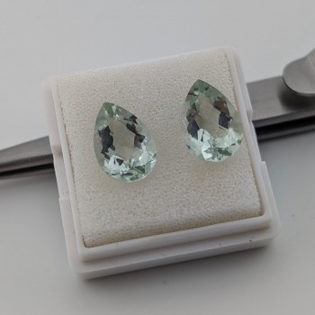Prasiolita 12x8 mm