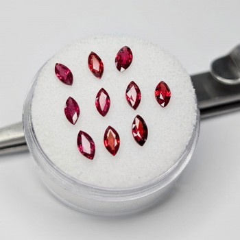 Zafiro Rojo 5x2.5 mm