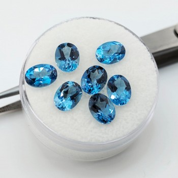 Topacio Azul London 8x6 mm
