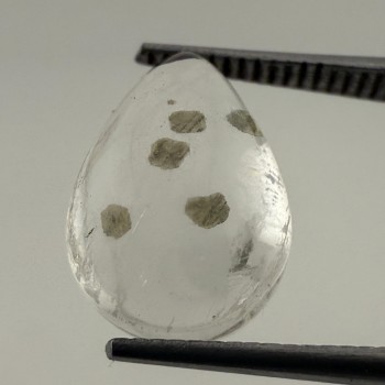 Cuarzo con marcasita 11x8mm