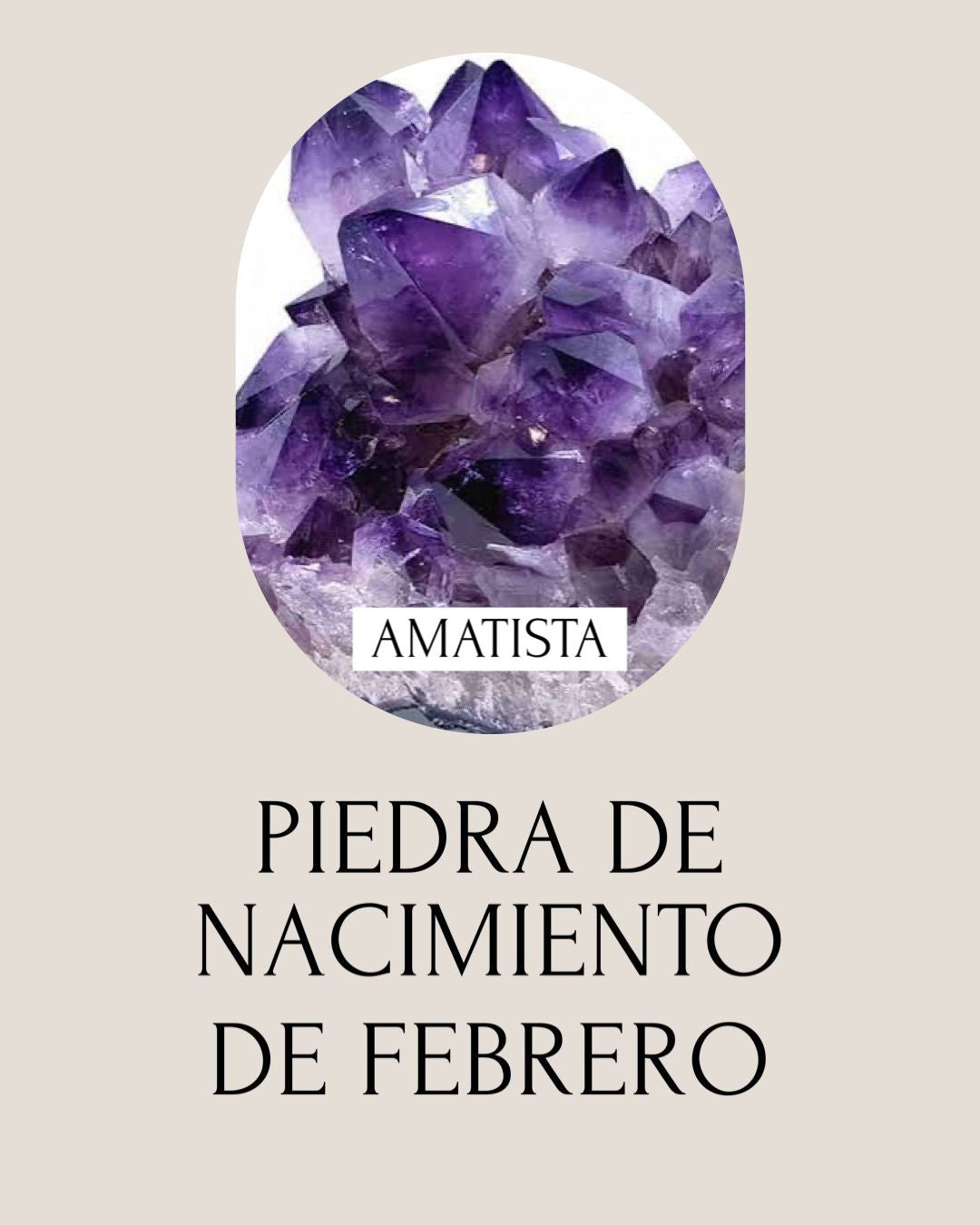 Amatista - Piedra de nacimiento de Febrero