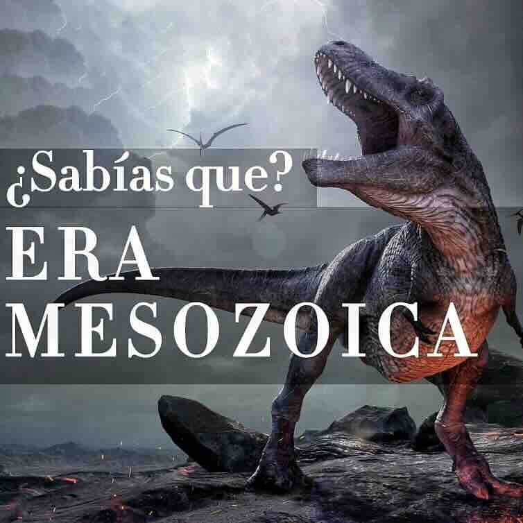¿SABIAS QUÉ?- LA ERA MESOZOICA