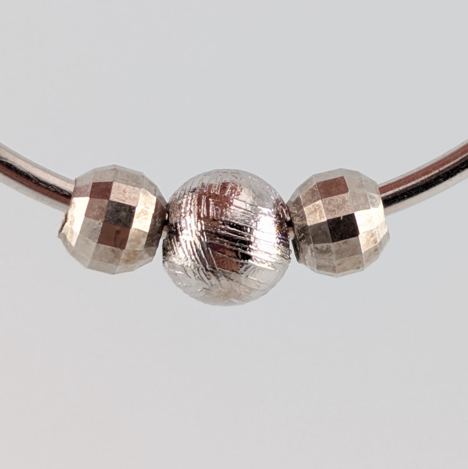 Aretes meteorito Muonionalusta (plata)