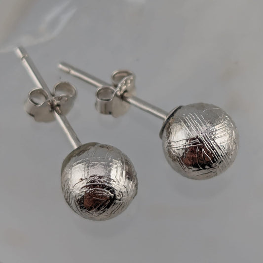 Aretes meteorito Muonionalusta (plata)