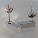 Aretes meteorito Muonionalusta (plata)