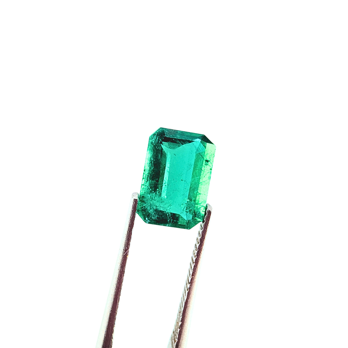Esmeralda Facetado Rectangular 6.4 x 5.12 mm