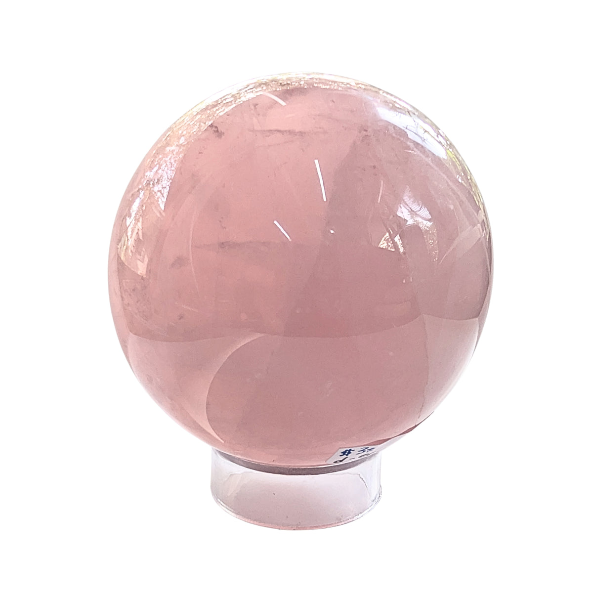 Esfera de Cuarzo rosado aprox. 6.3 cm
