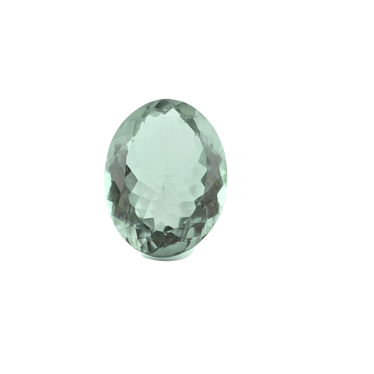 Prasiolita (Amatista Verde) Facetada Ovalada 21 x 15.8 mm