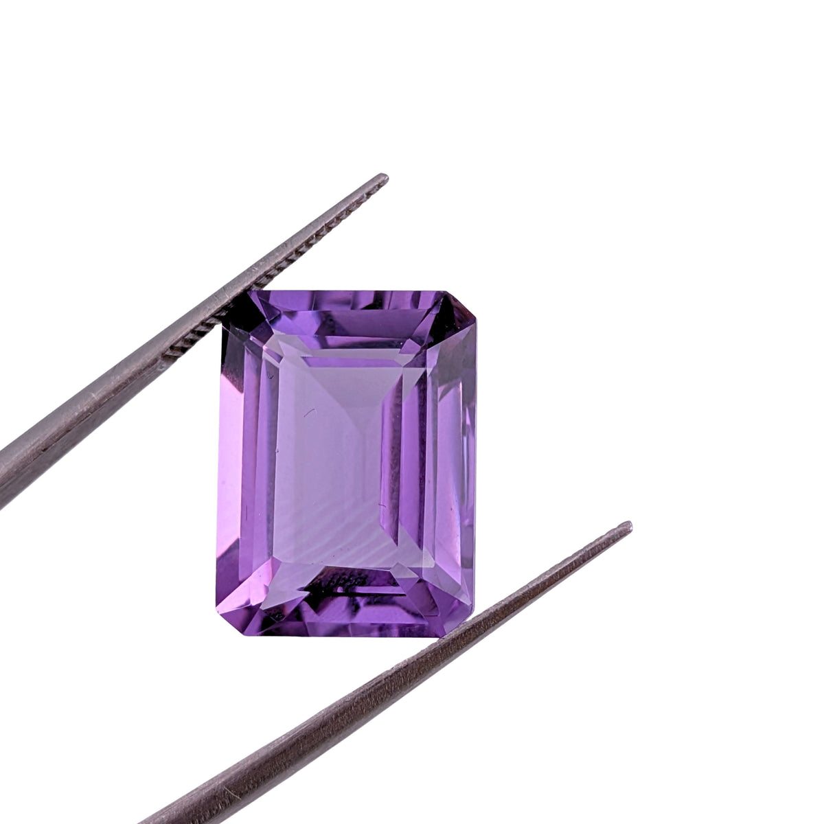 Amatista Facetado Rectangular 16 x 12 mm