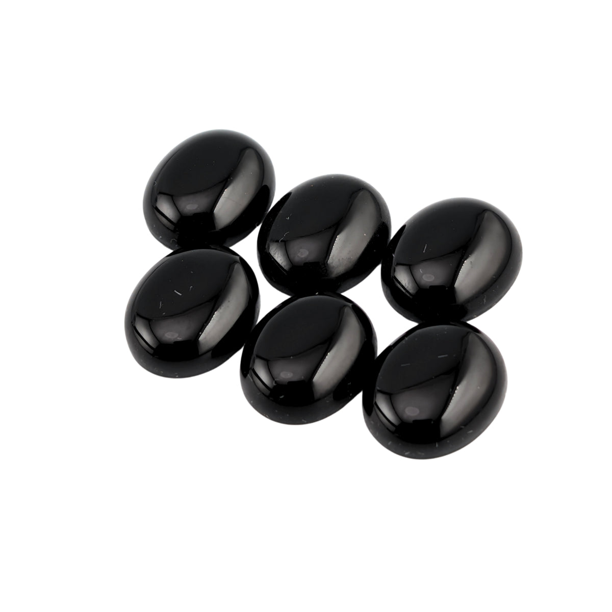Ónix Negro Cabuchón Ovalado 12 x 10 mm