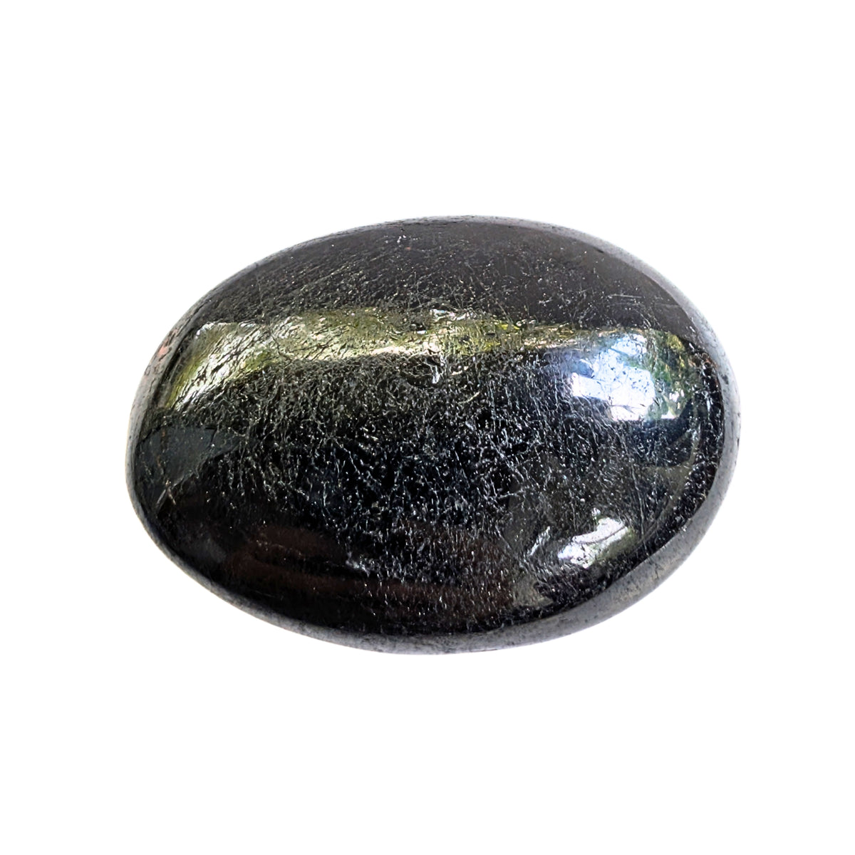 Pebble de Turmalina Negra aprox 6 x 4 cm
