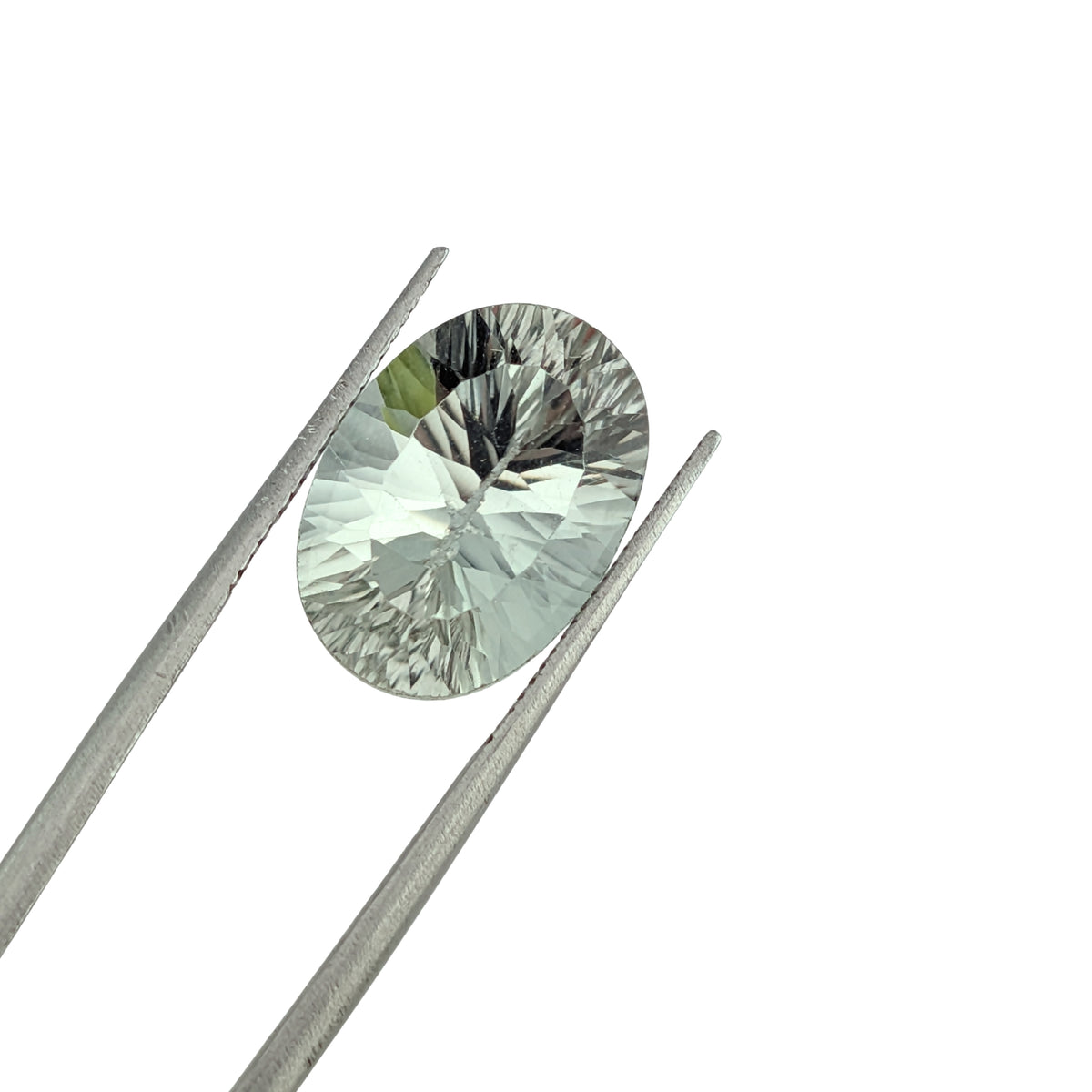 Prasiolita (Amatista Verde) Facetada Ovalada 14 x 10 mm