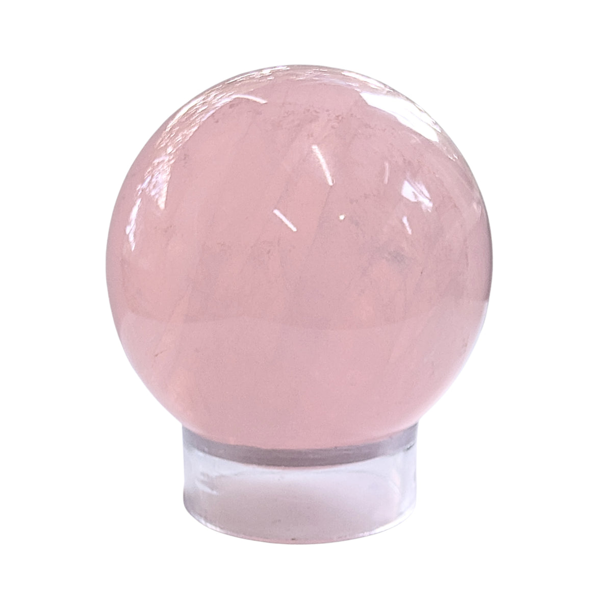 Esfera de Cuarzo rosado aprox. 4.8 cm