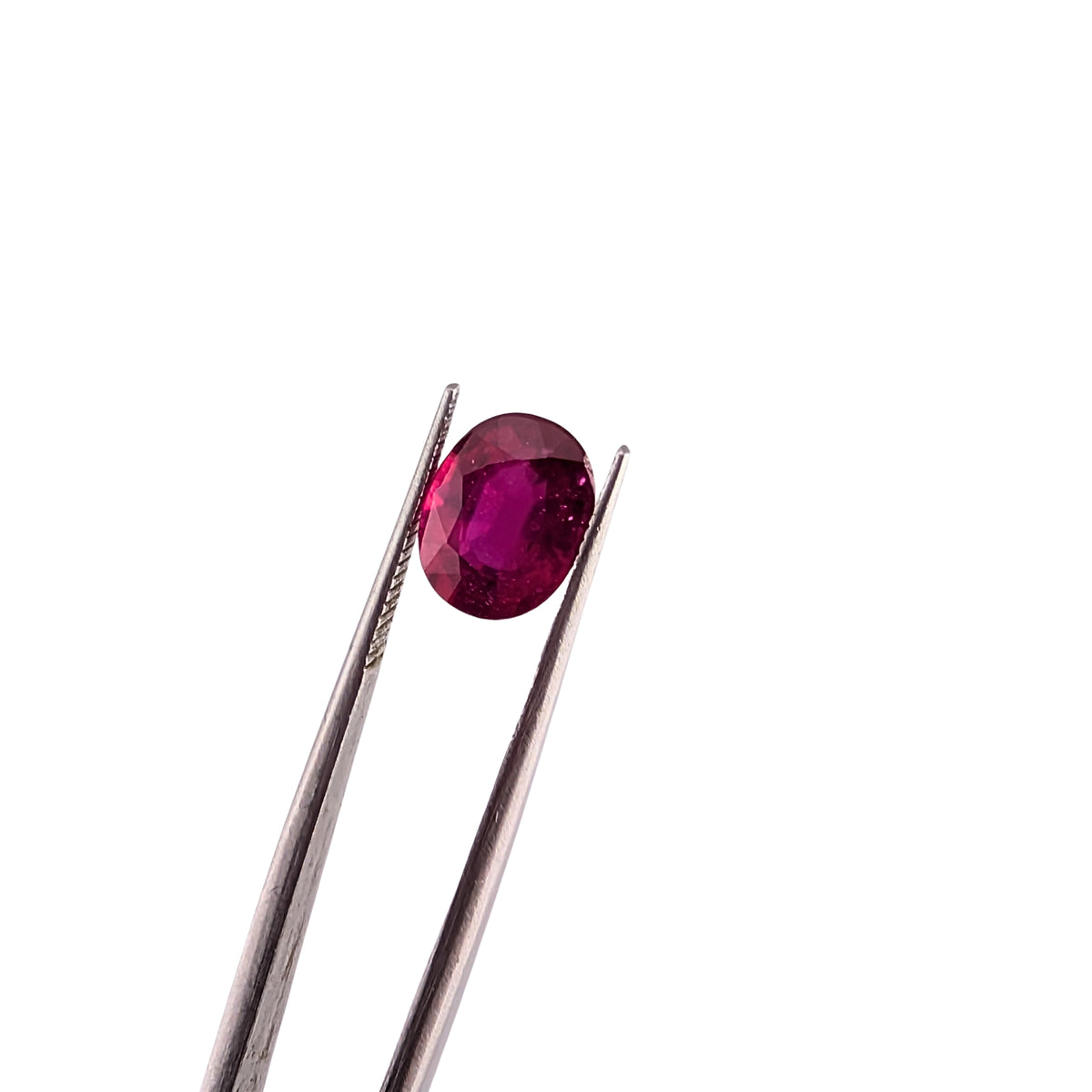 Rubí Facetado Redondo 9 x 7 mm