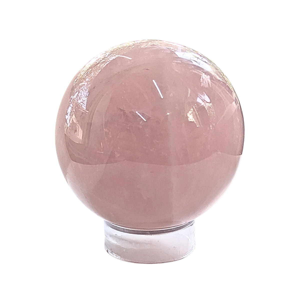 Esfera de Cuarzo rosado aprox. 6 cm