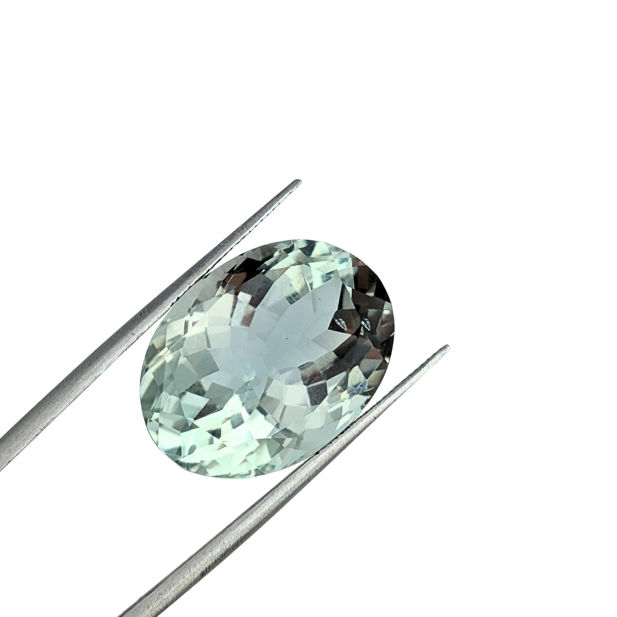 Prasiolita (Amatista Verde) Facetada Ovalada 20 x 15 mm
